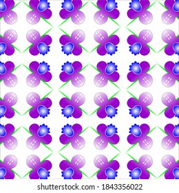 image of purple abstract flower pattern with line