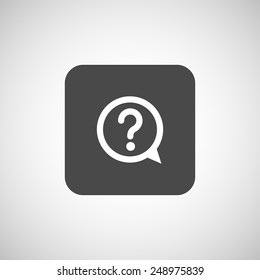 Image of question mark icon solution mark symbol business