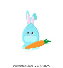 image of a rabbit with a carrot