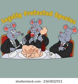 Is the image of a rat always associated with corruption? Because the nature of 'rats' is that they are greedy and agile pests they eat (or taste) any food, cables, cloth, clothes, they bite anything