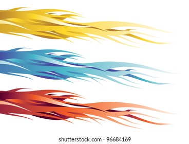 The image of red and gray flames