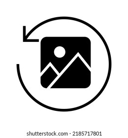 image refresh icon or logo isolated sign symbol vector illustration - high quality black style vector icons
