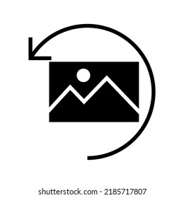 image refresh icon or logo isolated sign symbol vector illustration - high quality black style vector icons
