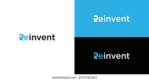 image for reinvent logo design