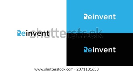 image for reinvent logo design