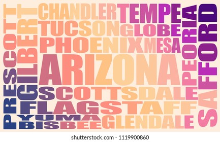 Image relative to usa travel. Arizona state cities list