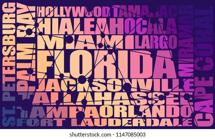 Image relative to usa travel. Florida state cities list