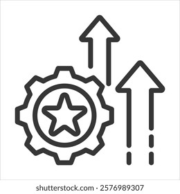 Image Repalre Outline Icon Vector Illustration