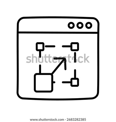 Image Resize Doodle icon EPS 10 File