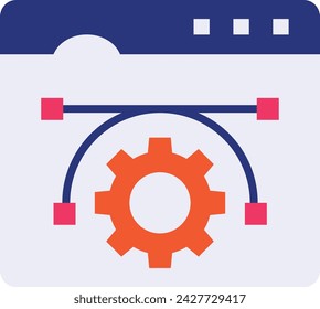 image resizer vector icon design, Webdesign and Development symbol, user interface or graphic sign, website engineering illustration, corner points action toolbox concept