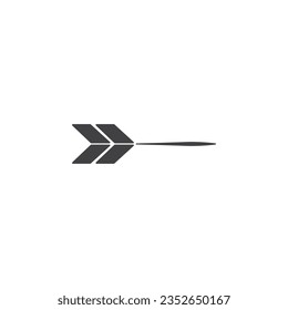 the image of the right bow stuck in the target, 0898