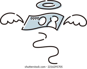 image of running out of money