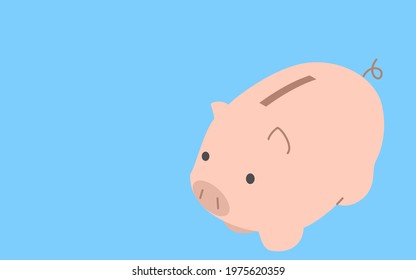Image of savings, piggy bank, isometric