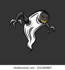 Imagen del fantasma volador asustado 