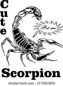 Image of a scorpion. Tattoo on the body, logo on a T-shirt, logo of the astrological club, picture on the avatar.