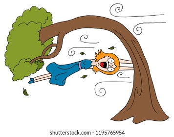 Cartoon Windy Leaves Images, Stock Photos & Vectors | Shutterstock