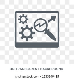 Image SEO icon. Trendy flat vector Image SEO icon on transparent background from Programming collection. 