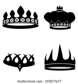 An image of a set of crowns.