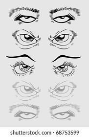 Una imagen de un conjunto de ojos.