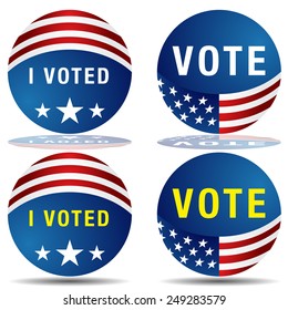 An image of a set of vote buttons.