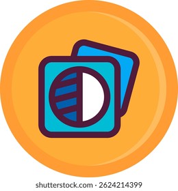 Image shadows Line vector Icon Design