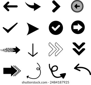 The image is a shape of an arrow.