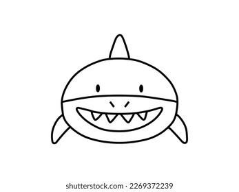 image of a shark head wanting to pounce on its prey