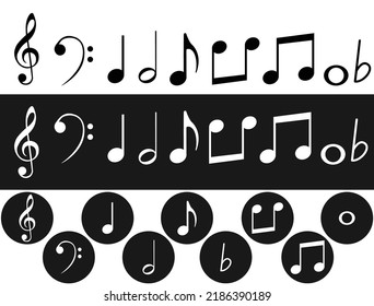 Es una imagen de un icono de partitura y un icono de partitura.