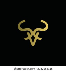 Image show the shape of Goat Head build with a combination of Letter SVS logo
