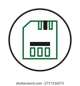 A imagem mostra uma representação conceitual de um cartão microSD, um componente essencial para expandir a capacidade de armazenamento digital em dispositivos modernos. Simboliza a importância da transferência de