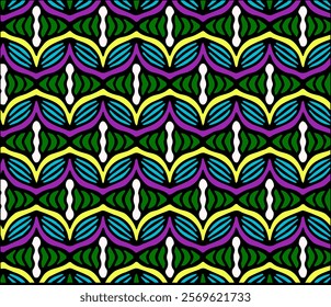 The image showcases various geometric patterns with symmetrical, repeating motifs, creating a dynamic and artistic impression. These patterns feature intricate details and diverse decorative styles.