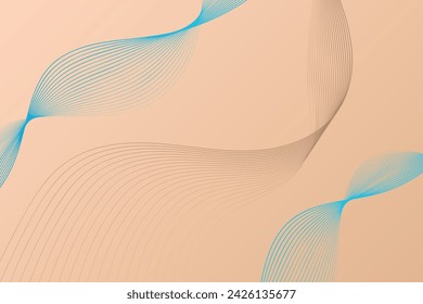 An image showcasing a textured and abstract background consisting of wavy lines in beige and blue hues