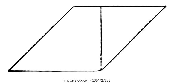 Imagen que muestra un autobús. Un rhombus tiene lados iguales, dibujo vintage de línea o ilustración grabadora.