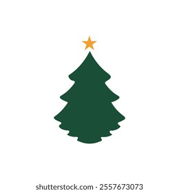 The image shows black silhouettes of Christmas trees. Showcasing varying shapes and arrangements of branches. These designs are simplistic and ideal for icons, decorations, or graphic design purposes.