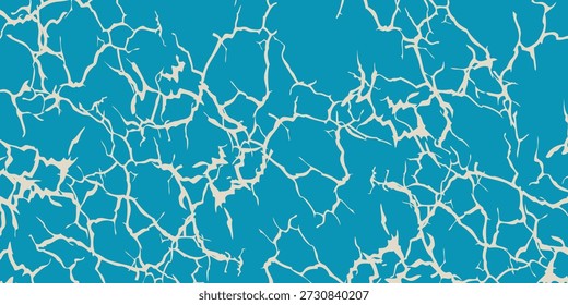 La Imagen muestra una vista de cerca de la superficie del agua con patrones de luz.