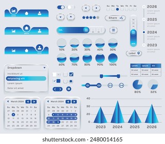 The image shows the interface of a modern app or web application used to track finances or plan events. Basic elements include a set of buttons, menus, and options.