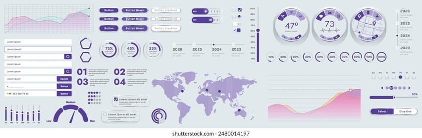 The image shows the interface of a modern app or web application used to track finances or plan events. Basic elements include a set of buttons, menus, and options.