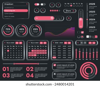 The image shows the interface of a modern app or web application used to track finances or plan events. Basic elements include a set of buttons, menus, and options.