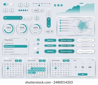 The image shows the interface of a modern app or web application used to track finances or plan events. Basic elements include a set of buttons, menus, and options.