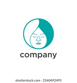 The image shows a logo with a teal and white circular design and the word "company" written below it.