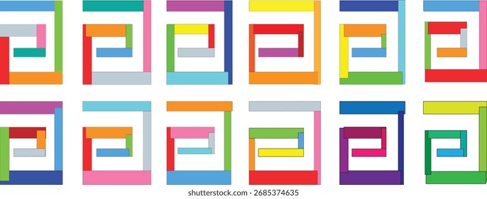  Das Bild zeigt eine Reihe von Lorbeerkränzen oder kreisförmigen, blättrigen Designs. Sie müssen eine einfache, klare Beschreibung schreiben.