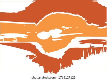 Das Bild zeigt die Sonne, während es den Raum erwärmt. Der Kontext ist jedes Gebiet der südlichen Hemisphäre in den heißesten Zeiten