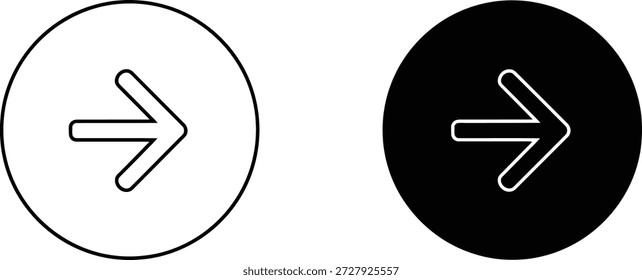 La Imagen muestra un círculo blanco con un contorno de flecha negro y un círculo negro con un contorno de flecha blanco, diseño simple y minimalista, esquemas de color contrastantes.