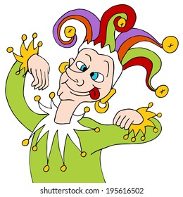 An image of a silly jester.