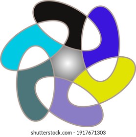 image of simple colorful symbol