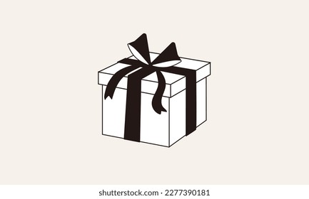 [Image of a simple gift box illustration