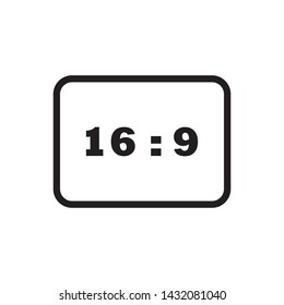 Image, size icon - Vector. Photo concept vector illustration.