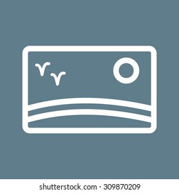 Image, sky, nature icon vector image.Can also be used for art and designing. Suitable for mobile apps, web apps and print media.