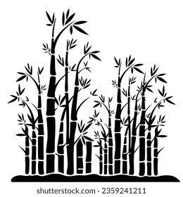 the image of Sleeping pandas With Bamboo Tree Vector Image 