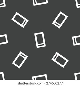 Image of smarphone repeated on grey background